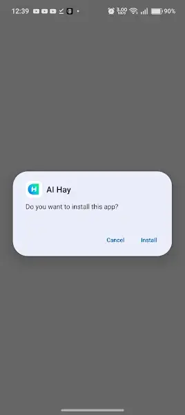 AI Hay app overview on Android